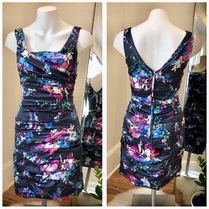 Stretch satin dress by Express